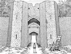 The entrance gate of National Border Hill.