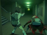 Momo Ayase, Okarun and Kinta Sakata vs. Bamora