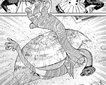 A psychic attack passing through the wearer.