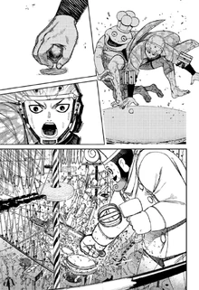 Unji retrieving the Kintama.