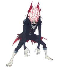 Okarun in his Turbo Granny form.