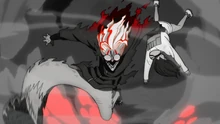 Okarun using Turbo Granny's power.