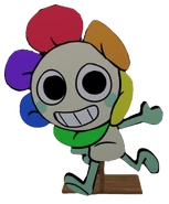 Dandy's cardboard cutout