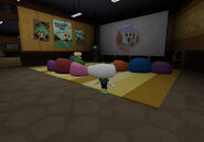 The old projection room