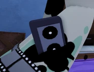 Old Tape models in Twisted Dandy's left arm