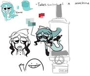 Twisted Connie and Connie's concept art