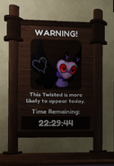 Twisted Flutter on the Daily Twisted Board.