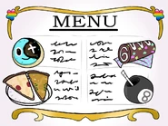 Menu1.png (407 KB) The old menu found in the Diner, with the foods representing Astro, Cosmo, Razzle & Dazzle, and Toodles