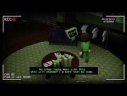 A camera recording of Veronica Hurley talking to about her being "upgraded" to Vee Version Two.