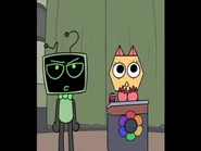 Scraps and Brightney playing on Vee's Gameshow. This is most likely in the episode "Winning Big"