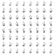 Frames of an unused version of the Lost Prince Gourdy particles