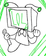 Removed Vee kid's drawing