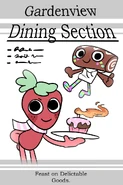Original "Dining Section" poster