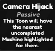 Old Camera Hijack Ability description
