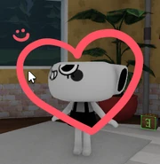 Vintage Shelly with a messed up face texture