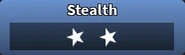 2 Stars on Stealth. (Stealth 5)
