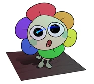 A doodle of Dandy looking at a shooting star