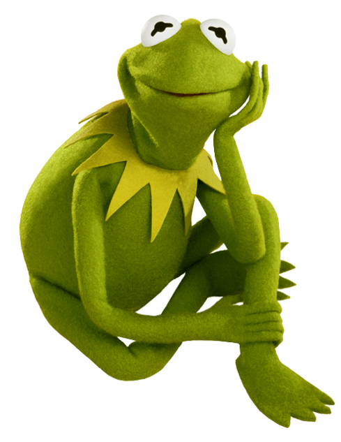 kermit the frog standing