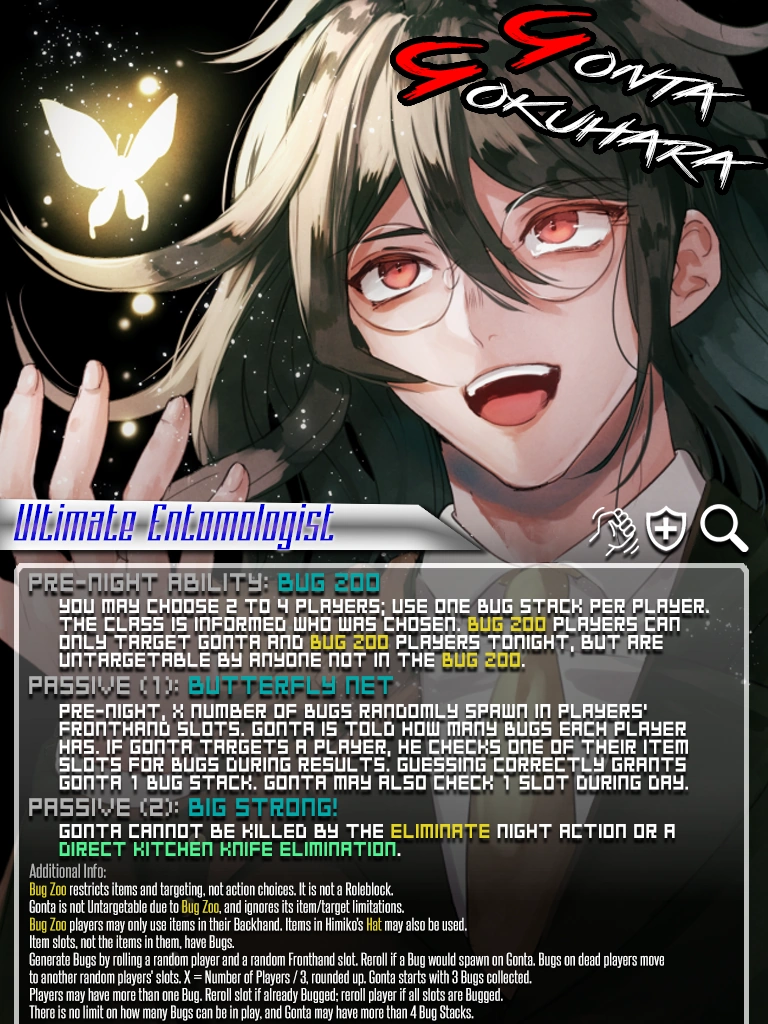 Entomologist | DanganMafiaOfficial Wiki | Fandom