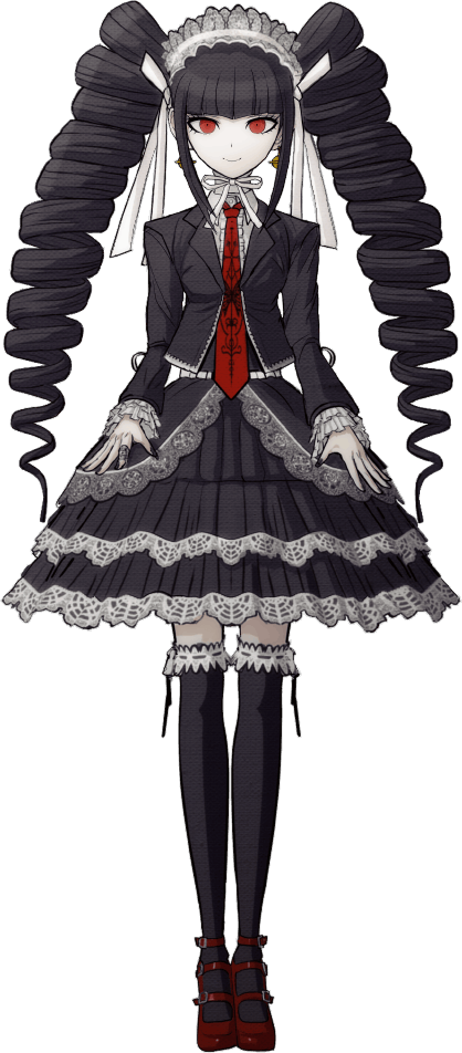 celestia ludenberg (danganronpa and 1 more) drawn by villyane