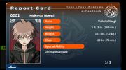 Makoto Naegi Report Card (Talent Reveal)