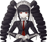 Danganronpa 1 Celestia Ludenberg Halfbody Sprite (PSP) (17)