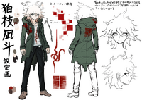 Danganronpa 2 Character Design Profile Nagito Komaeda