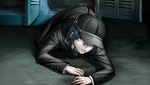 Danganronpa V3 CG - Pre-Game Shuichi Saihara failing out of the locker (2)