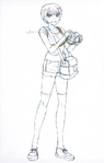 Danganronpa 3 Future Arc Mahiru Koizumi design sketches[1]