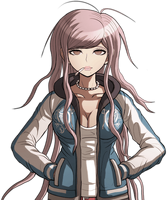 Danganronpa Another Episode Hiroko Hagakure Halfbody Sprite (Vita) (1)