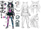 Danganronpa 2 Character Design Profile Ibuki Mioda