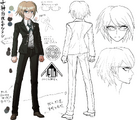 Danganronpa 1 Character Design Profile Byakuya Togami
