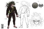 Danganronpa V3 design sketches[1]