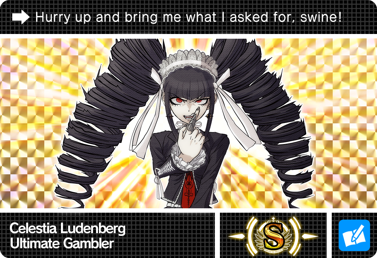 Ultimate Talent Development Plan Celestia Ludenberg Danganronpa Wiki Fandom