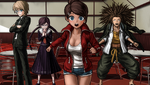 The students happy to see a living Makoto