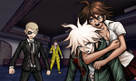 Nagito being apprehended