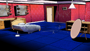 Makoto's dorm room after Sayaka's murder