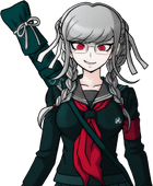 Danganronpa 2 Peko Pekoyama Halfbody Sprite (PSP) (13)