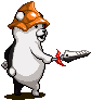 Peach Helmet Monokuma