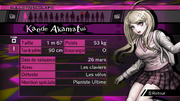 Danganronpa V3 - Bulletin scolaire Kaede Akamatsu