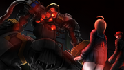 Danganronpa V3 CG - Pre-Game Kaede Akamatsu and Shuichi Saihara meeting an Exisal.png