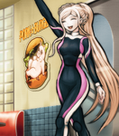 Sonia arriving at the diner