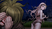 Danganronpa V3 CG - Gonta Gokuhara seeing an undressed Miu Iruma