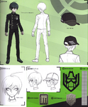 Danganronpa V3 design sketches[2][3]