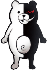 Danganronpa 2 Monokuma Fullbody Sprite (PSP) (1)