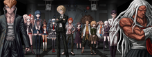 Danganronpa 1 CG - Students at the School Entrance