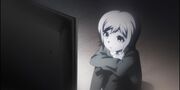 Mitarai watching anime