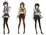Danganronpa: Trigger Happy Havoc early design sketches[3]