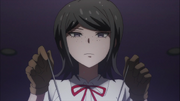 Despair Arc Episode 9 - Mukuro directly tampering with Chisa's brain.png