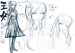 Danganronpa 2 early design sketches[3]